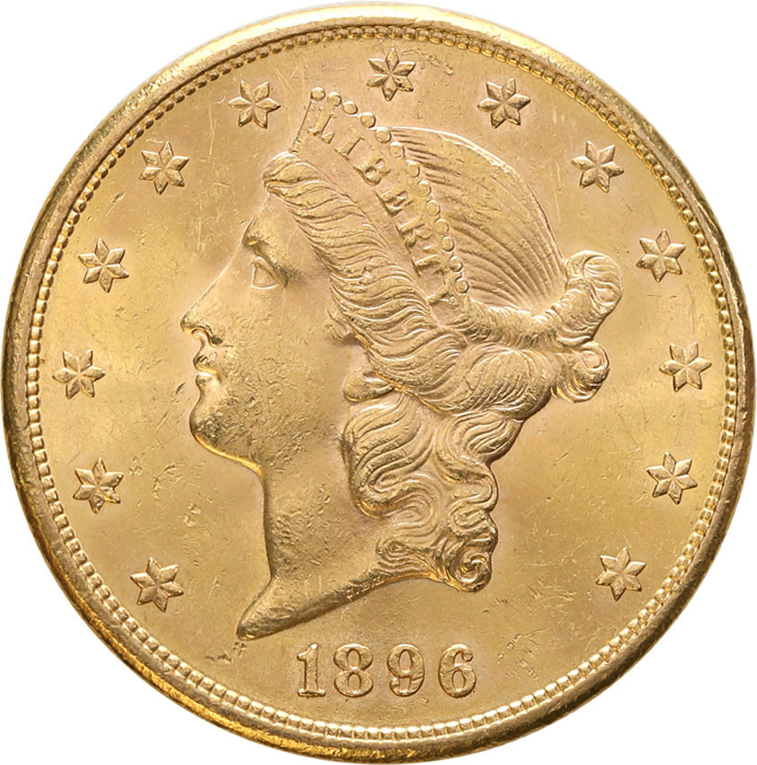 USA 20 dolarów 1896 S – San Francisco st. 1/1-